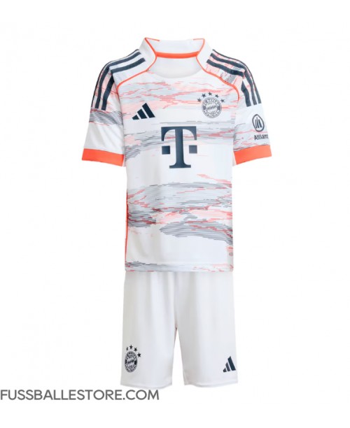 Günstige Bayern Munich Alphonso Davies #19 Auswärts Trikotsatzt Kinder 2025-26 Kurzarm (+ Kurze Hosen)